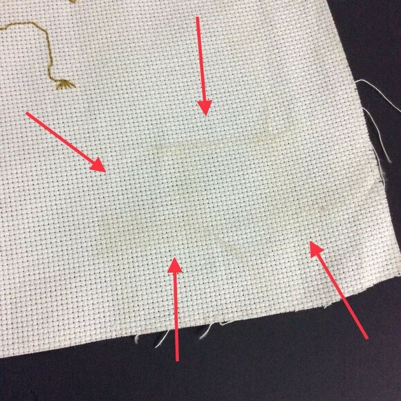 Handcrafted World Map Japanese Fan Finished Cross Stitch Art On Canvas - Picture 6 of 6